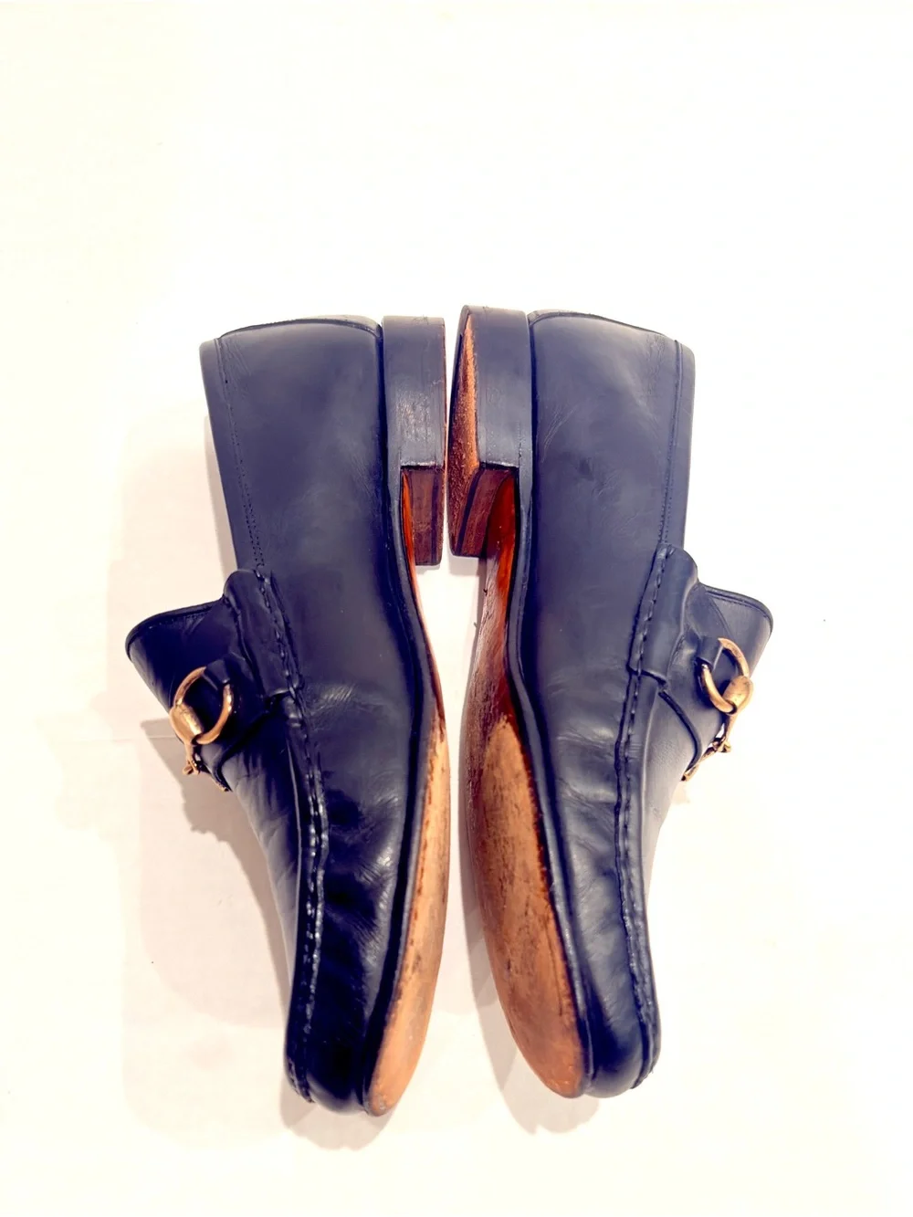 GUCCI Men’s 1953 Horsebit Black Loafers 11 Made in Italy